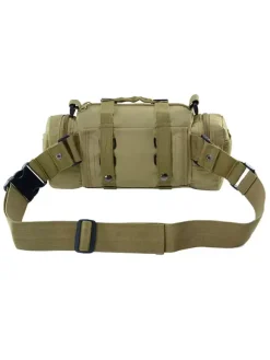 Men Bag Khaki Nylon Commuter Bag A Field Bag