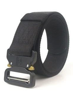 Men Belt Nylon Hunter Green Daily Casual Belt