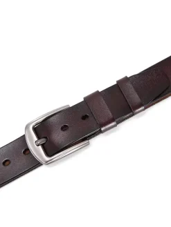 Men Belt PU Leather Fashion Black Belt