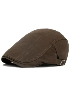 Men Hat Polyester Classic Apricot Hats