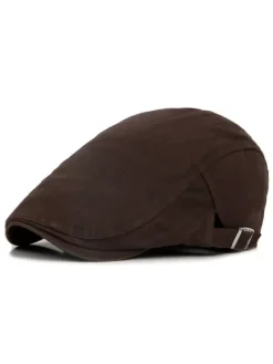 Men Hat Polyester Classic Apricot Hats