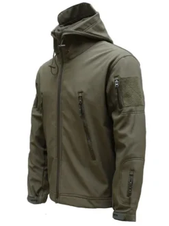 Men Jackets Hooded Chic Deep Gray Black Amazing Jacket