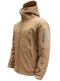 Men Jackets Hooded Chic Deep Gray Black Amazing Jacket