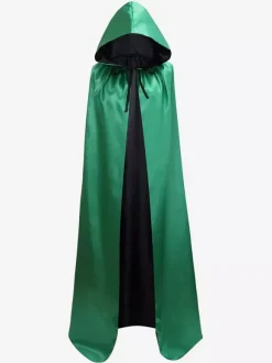 Men Red Ponchos For Christmas Cloak Polyester Christmas Halloween Holidays Costumes