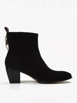 Men's Ankle Dress Chelsea Boots Burgundy Micro Suede Upper Pointed Toe Side Zipper Closure Prom Boots