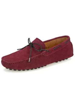 Men's Belgian Loafer Moccasin Driving Shoes Suede Slip-On Shoes