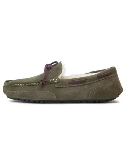Men's Belgian Loafer Tie Warm Winter Driving Shoes