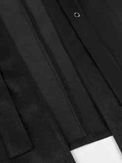 Men's Black Vintage Skirt Retro Polyester Grommets Retro Gothic Costumes