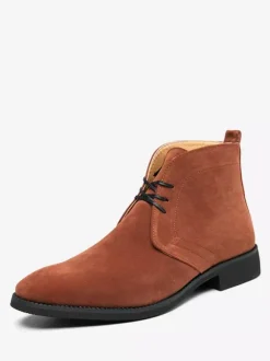 Men's Boots Chukka Boots Round Toe