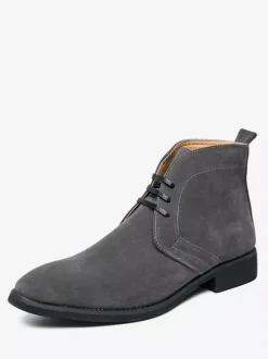 Men's Boots Chukka Boots Round Toe