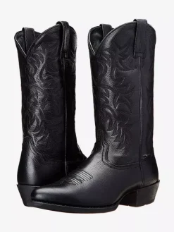 Men's Boots Cowboy Boots Coffee Brown Pointed Toe