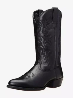 Men's Boots Cowboy Boots Coffee Brown Pointed Toe