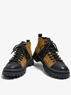 Men's Boots Work Boots Suede Leather Round Toe Combat Boots