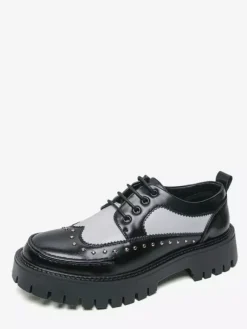 Men's Casual Shoes Round Toe Lace Up Shoes