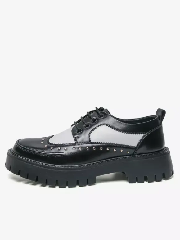 Men's Casual Shoes Round Toe Lace Up Shoes