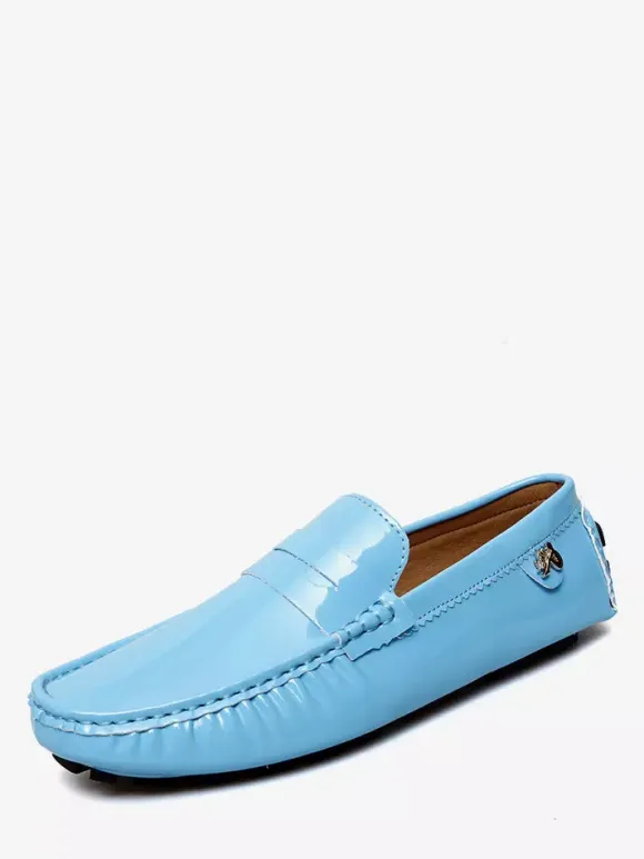 Men's Casual Shoes Round Toe Slip On Driving Shoes