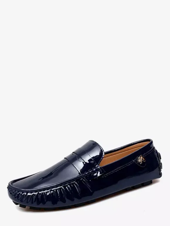 Men's Casual Shoes Round Toe Slip On Driving Shoes