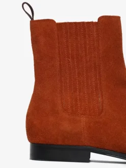 Men's Chelsea Boots Coffee Brown Micro Suede Upper Round Toe Ankle Prom Party Boots