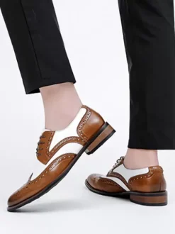 Men's Dress Shoes Derby Prom Party Wedding Shoes