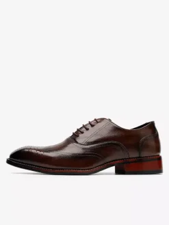Men's Dress Shoes Fantastic Round Toe Strap Adjustable PU Leather