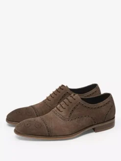 Men's Dress Shoes Fashion Round Toe Leather
