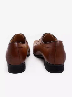 Mens Dress Shoes Lace Up Brogue Genuine Leather Oxfords