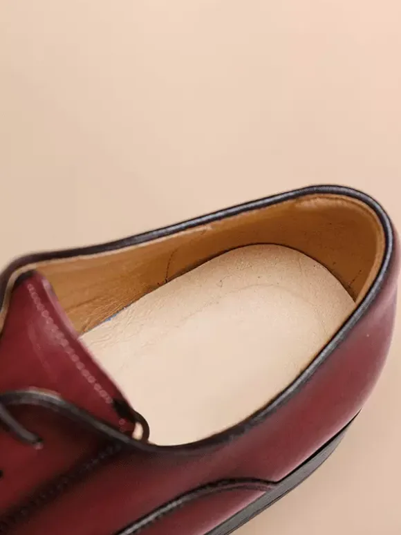 Mens Dress Shoes Leather Pointed Toe Formal Derbies Shoes Suitable For Office And Prom