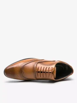 Men's Dress Shoes Modern Pointed Toe Lace Up Oxford Shoes