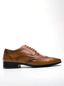 Men's Dress Shoes Modern Pointed Toe Lace Up Oxford Shoes