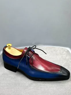 Men's Dress Shoes Modern Round Toe Cowhide Prom Wedding Shoes