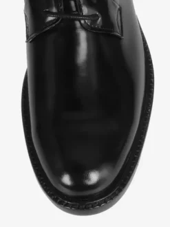 Men's Dress Shoes Round Toe Cowhide Derby Prom Wedding Formal Shoes