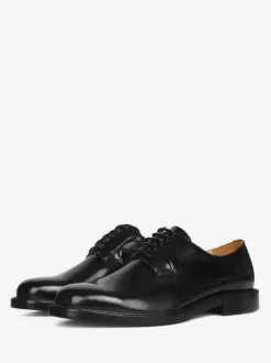 Men's Dress Shoes Round Toe Cowhide Derby Prom Wedding Formal Shoes