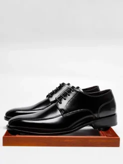 Men's Dress Shoes Round Toe Men's Derby Prom Party Wedding Shoes