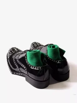 Men's Dress Shoes Stylish Round Toe Cowhide