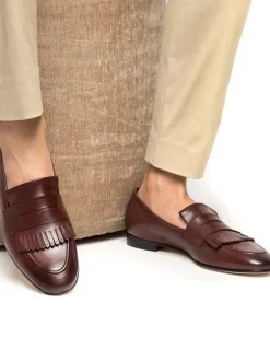 Men's Fringe Penny Loafers Prom Party Wedding Shoes