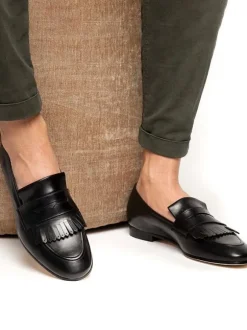Men's Fringe Penny Loafers Prom Party Wedding Shoes