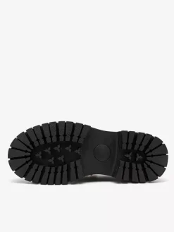 Mens Horsebit Loafers Slip-on Leather Anti-Slip Chunky Shoes