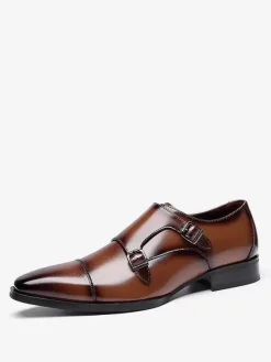 Men's Loafer Shoes Monk Prom Homecoming Wedding Shoes