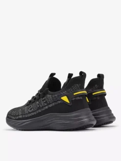 Mens Mesh Sneakers Lightweight High Range Jogging Shoes Non Slip Thick Sole Hiking Shoes