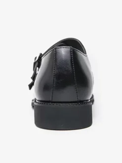 Men's Monk Strap Loafers Square Toe Slip-On Prom Wedding Shoes
