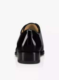 Mens Patent Leather Tuxedo Oxford Dress Shoes Classic Lace-up Square Toe Wedding Prom Formal Shoes