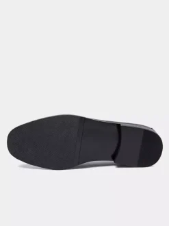 Mens Penny Loafer Suede Shoes Slip On Spike low heels penny Shoes Suitable for Prom Homecoming Wedding
