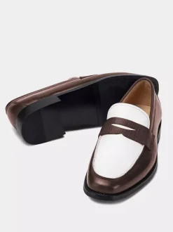 Mens Penny Loafer Suede Shoes Slip On Spike low heels penny Shoes Suitable for Prom Homecoming Wedding
