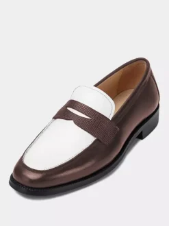 Mens Penny Loafer Suede Shoes Slip On Spike low heels penny Shoes Suitable for Prom Homecoming Wedding