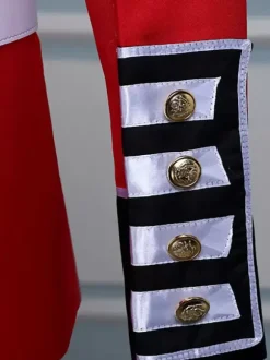 Men's Red Retro Set Elegant Long Sleeves Swallowtail Suit Performance Daning wear