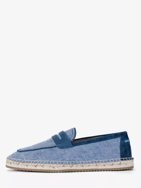 Mens Slip On Loafer Braided Rope Sole Espadrilles