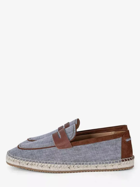 Mens Slip On Loafer Braided Rope Sole Espadrilles