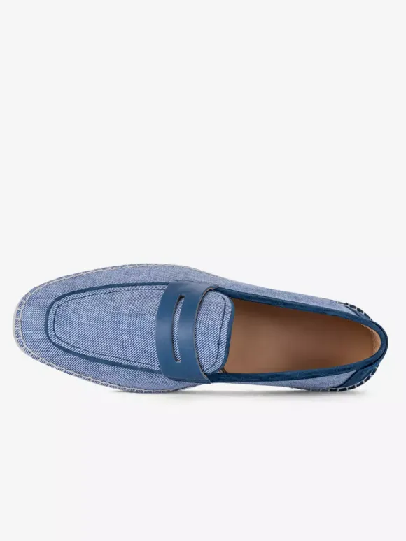 Mens Slip On Loafer Braided Rope Sole Espadrilles