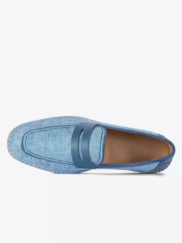 Mens Slip On Loafer Braided Rope Sole Espadrilles