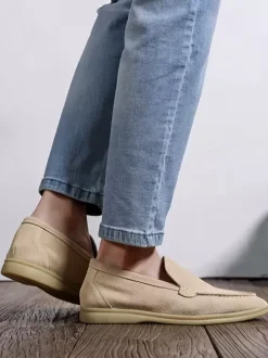 Men's Slip On Loafer Micro Suede Upper Shoes